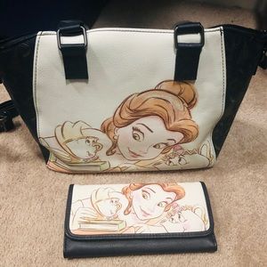 Beauty and the Beast Belle purse and wallet